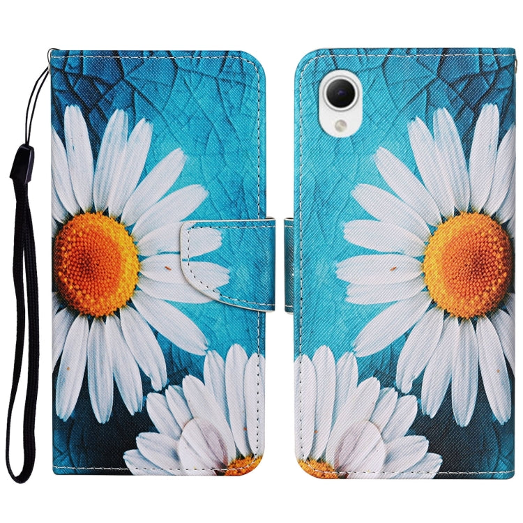 Colored Drawing Pattern Leather Phone Case, For Samsung Galaxy A23e