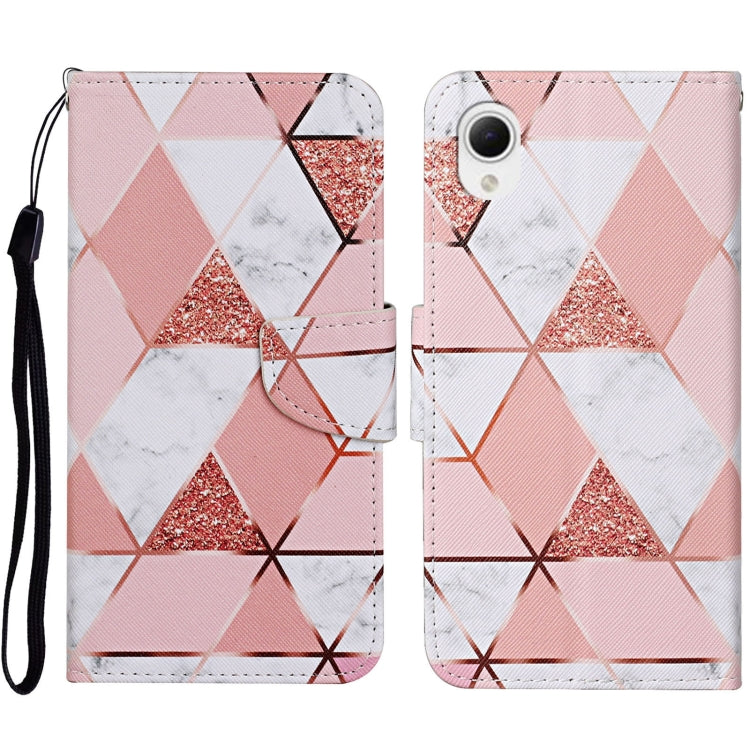 Colored Drawing Pattern Leather Phone Case, For Samsung Galaxy A23e