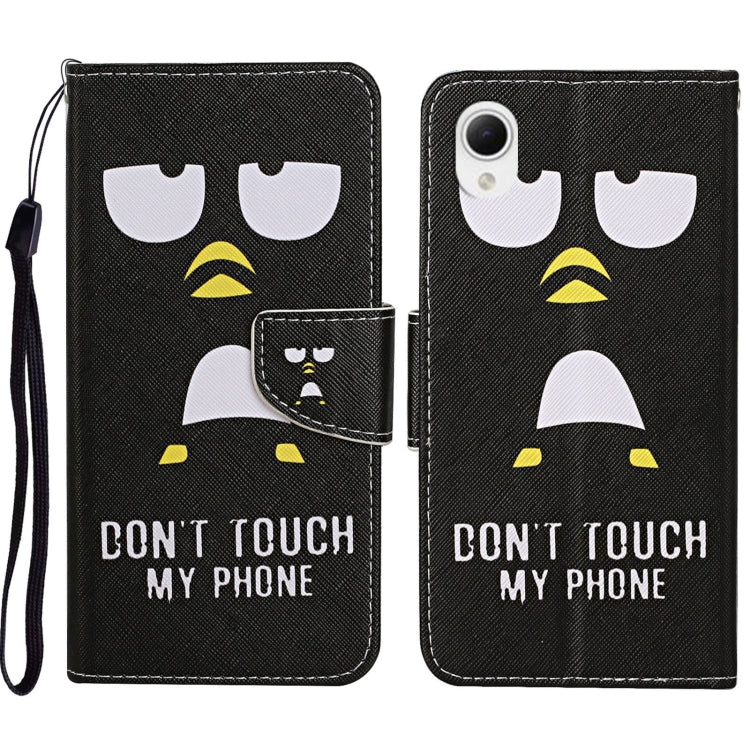 Colored Drawing Pattern Leather Phone Case