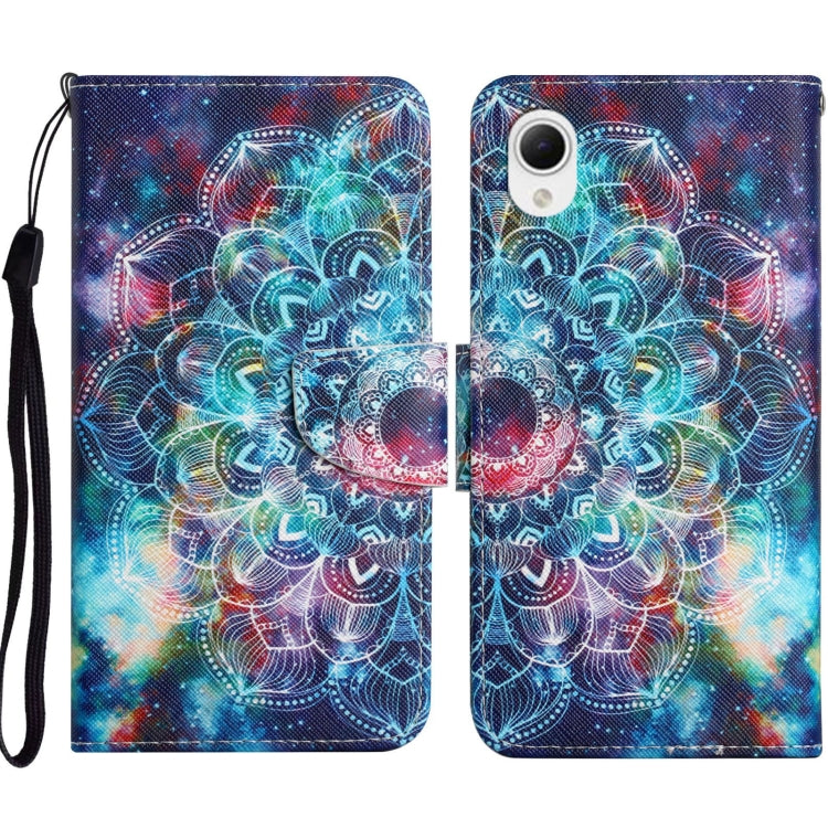 Colored Drawing Pattern Leather Phone Case
