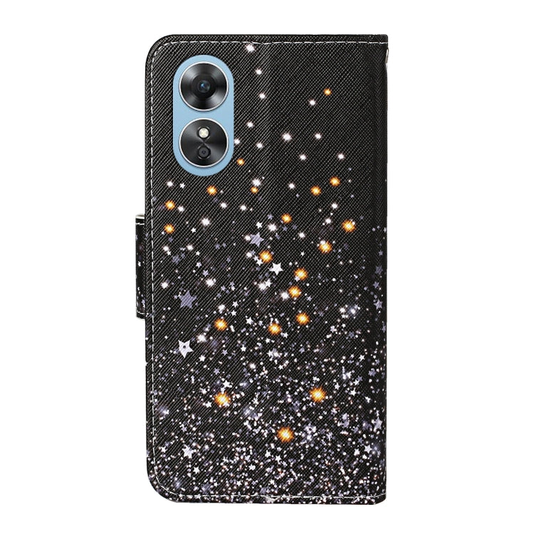 Colored Drawing Pattern Leather Phone Case