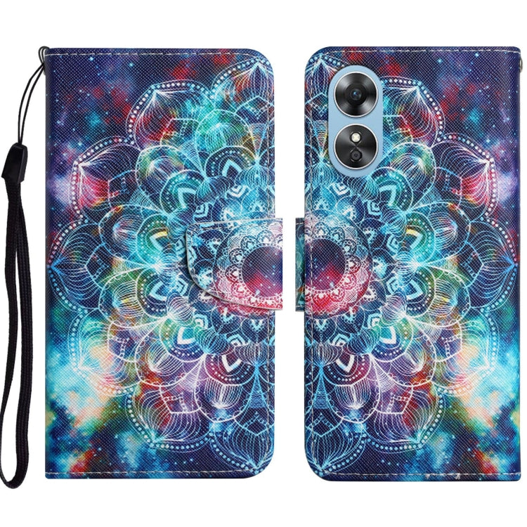 Colored Drawing Pattern Leather Phone Case