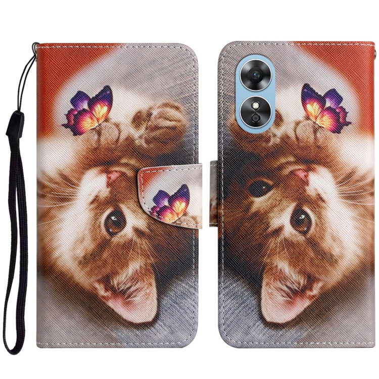 Colored Drawing Pattern Leather Phone Case