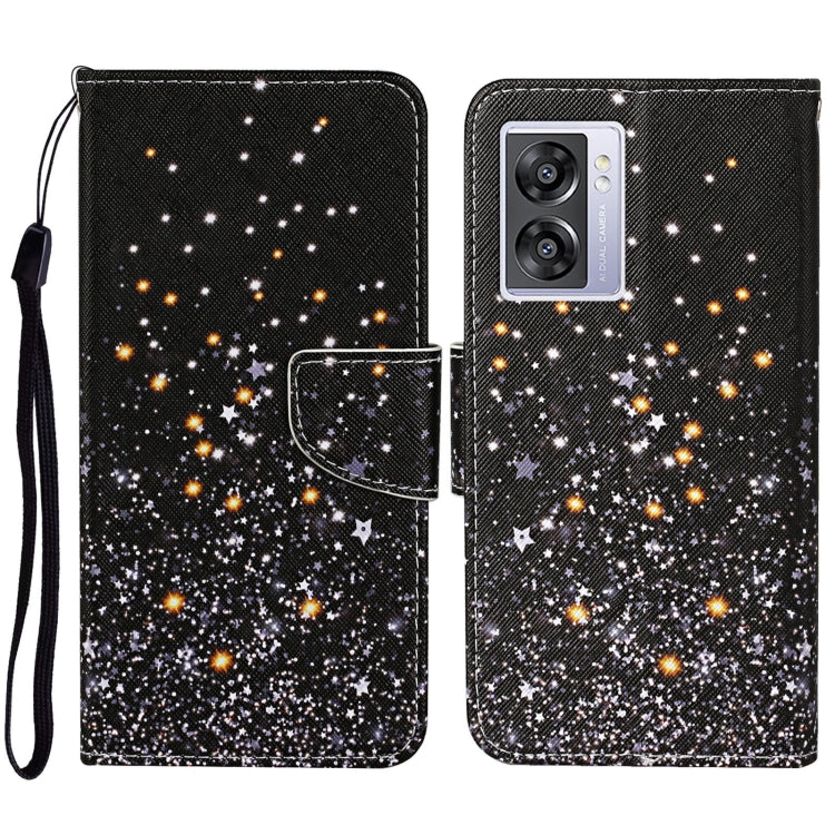 Colored Drawing Pattern Leather Phone Case