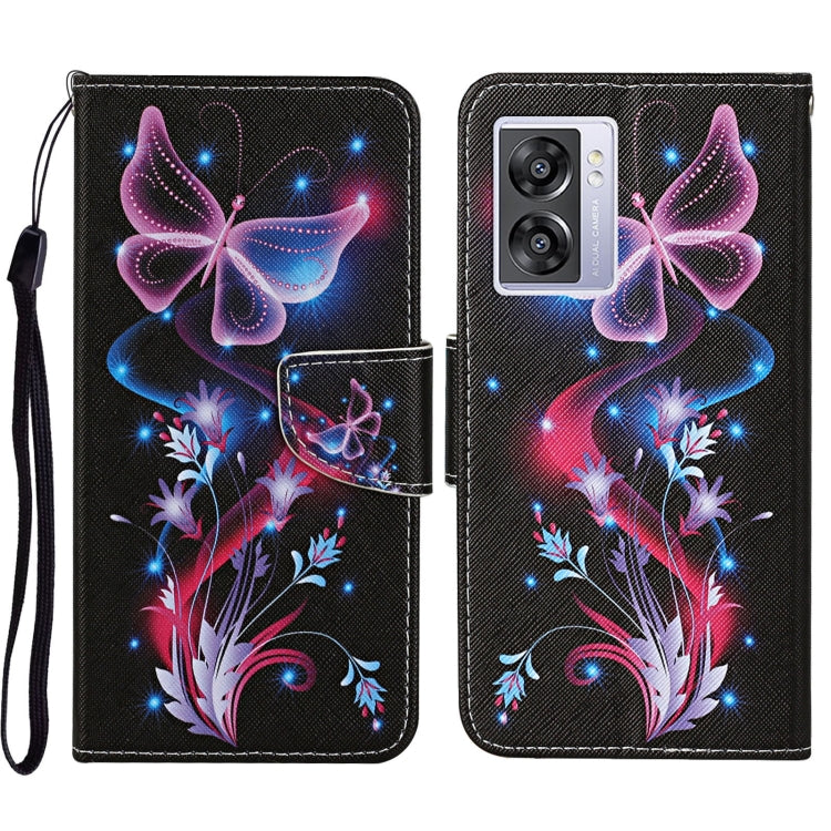 Colored Drawing Pattern Leather Phone Case