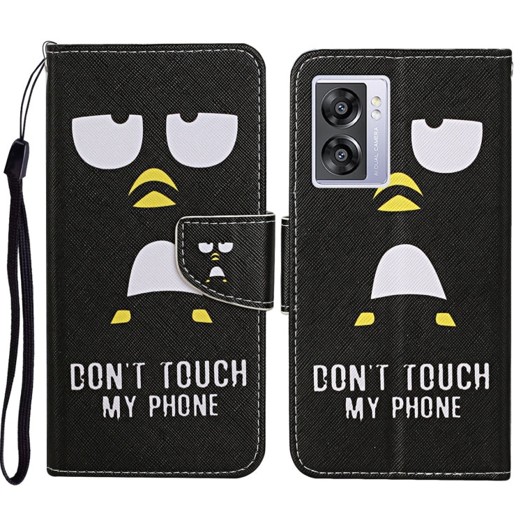 Colored Drawing Pattern Leather Phone Case