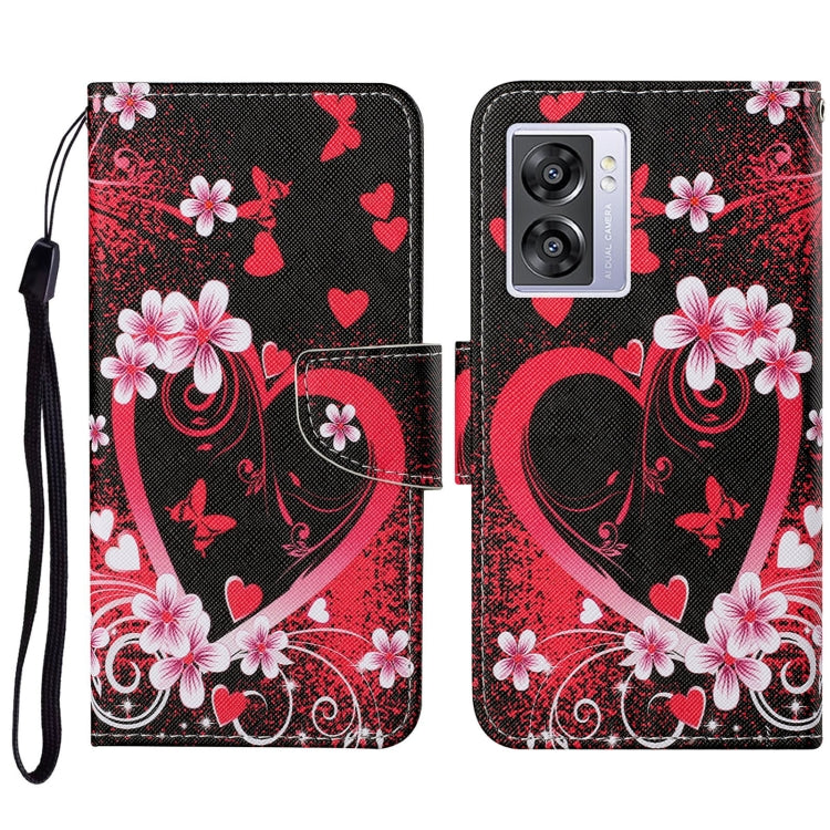 Colored Drawing Pattern Leather Phone Case
