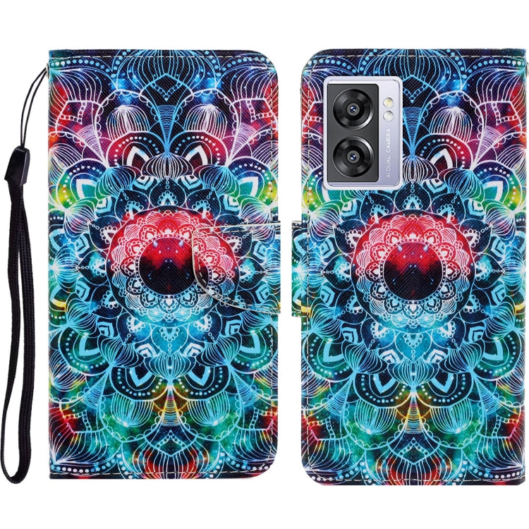 Colored Drawing Pattern Leather Phone Case