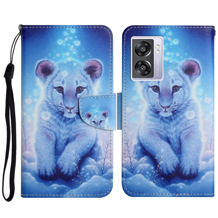 Colored Drawing Pattern Leather Phone Case