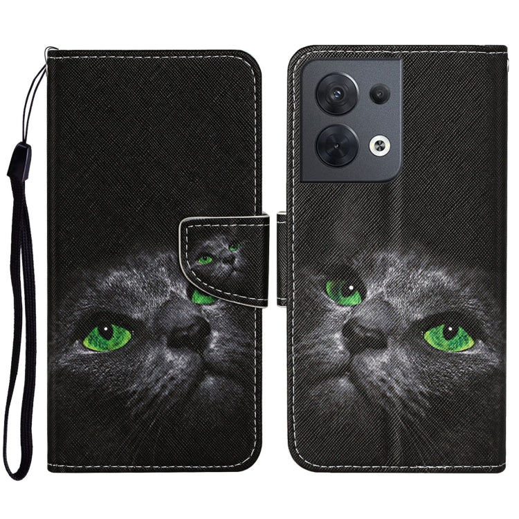 Colored Drawing Pattern Leather Phone Case