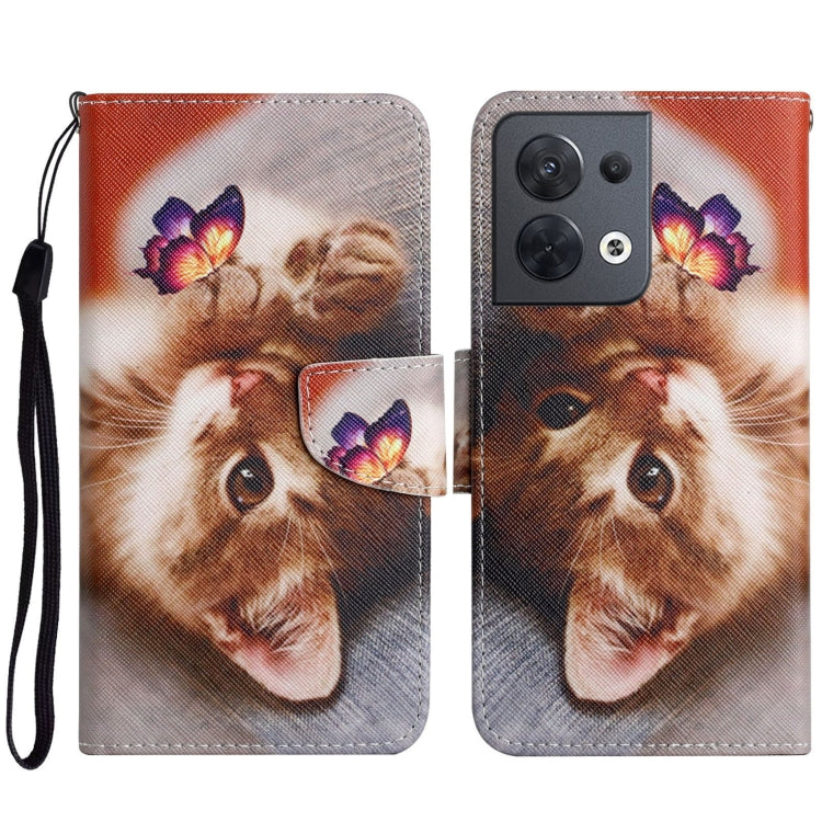 Colored Drawing Pattern Leather Phone Case