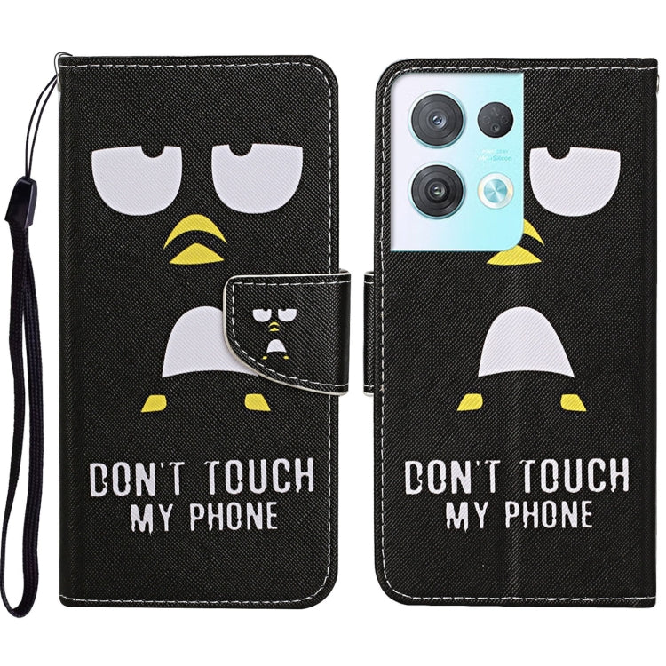 Colored Drawing Pattern Leather Phone Case