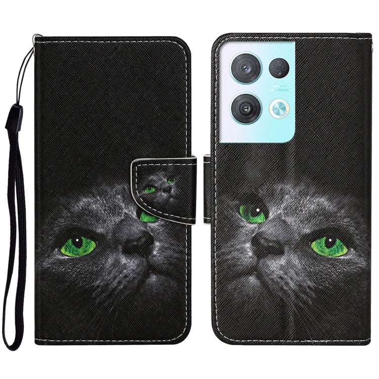 Colored Drawing Pattern Leather Phone Case