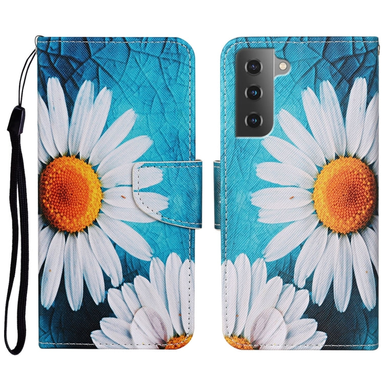 Colored Drawing Pattern Leather Phone Case, For Samsung Galaxy S23 5G