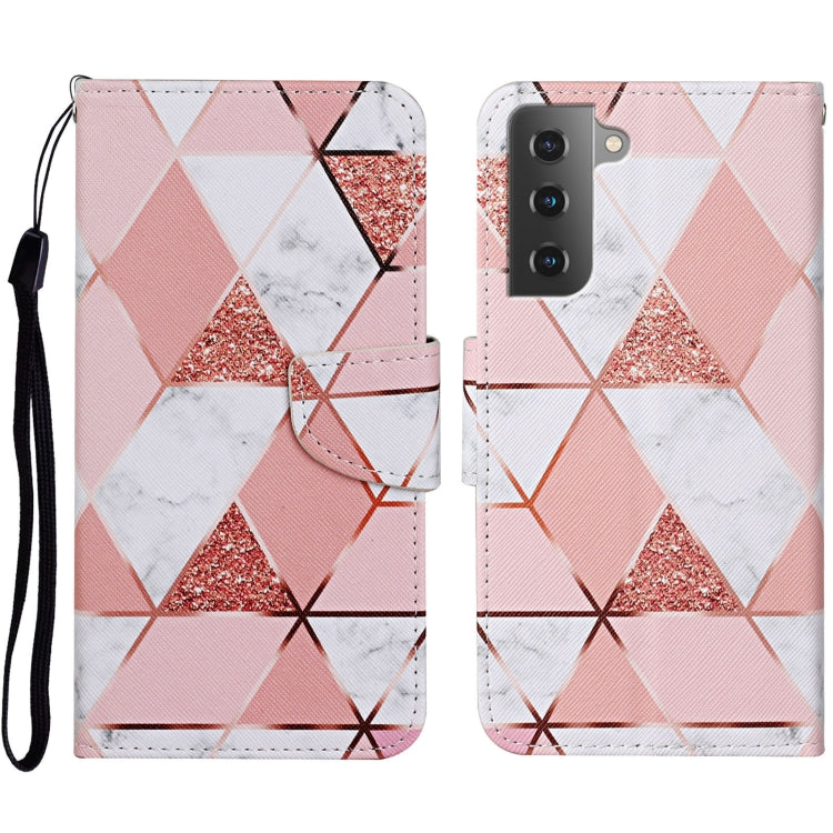 Colored Drawing Pattern Leather Phone Case, For Samsung Galaxy S23 5G