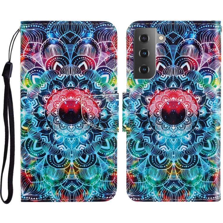Colored Drawing Pattern Leather Phone Case