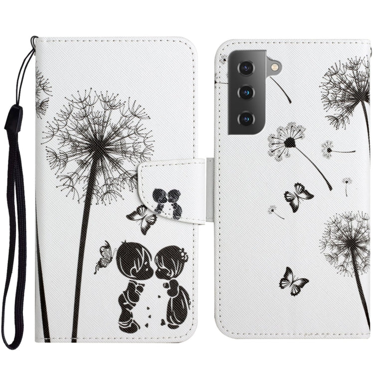 Colored Drawing Pattern Leather Phone Case