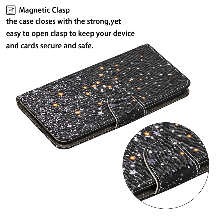 Colored Drawing Pattern Leather Phone Case