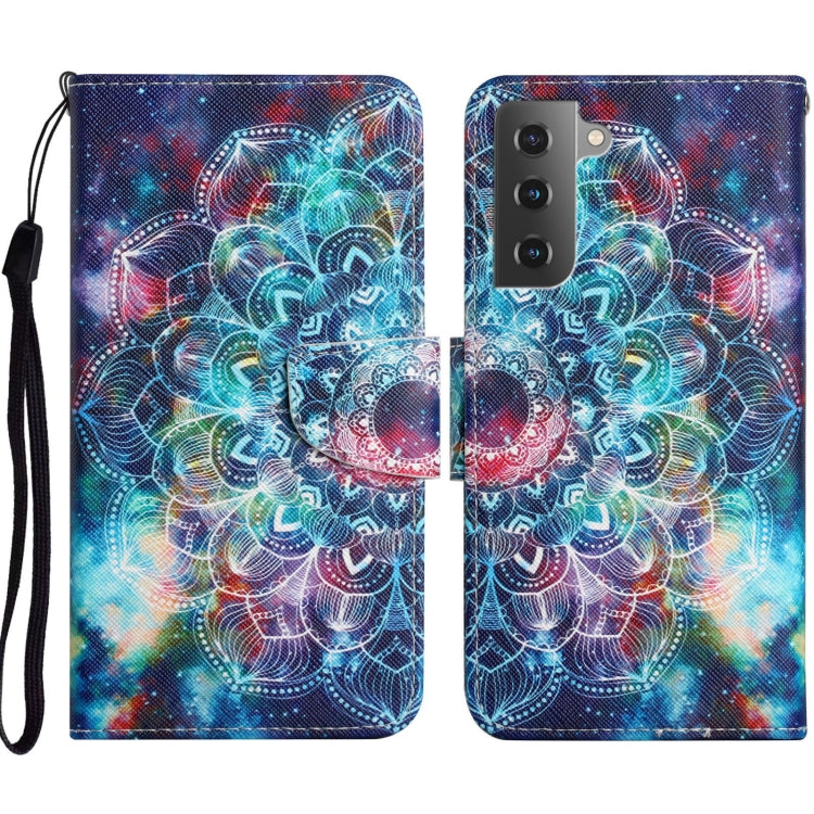 Colored Drawing Pattern Leather Phone Case