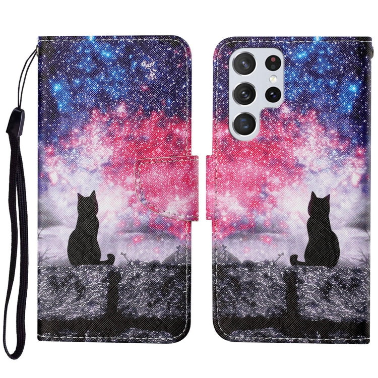 Colored Drawing Pattern Leather Phone Case