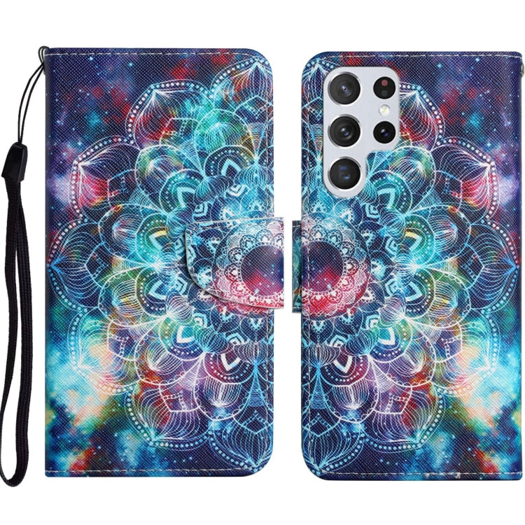 Colored Drawing Pattern Leather Phone Case