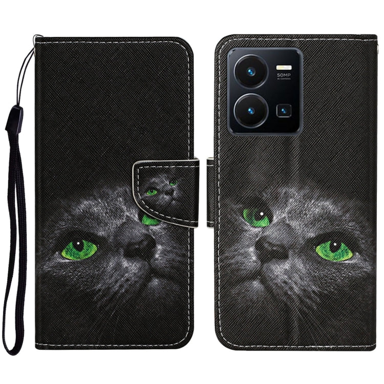 Colored Drawing Pattern Leather Phone Case