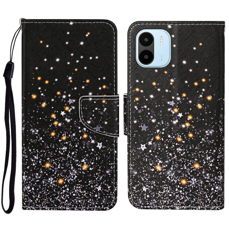 Colored Drawing Pattern Leather Phone Case