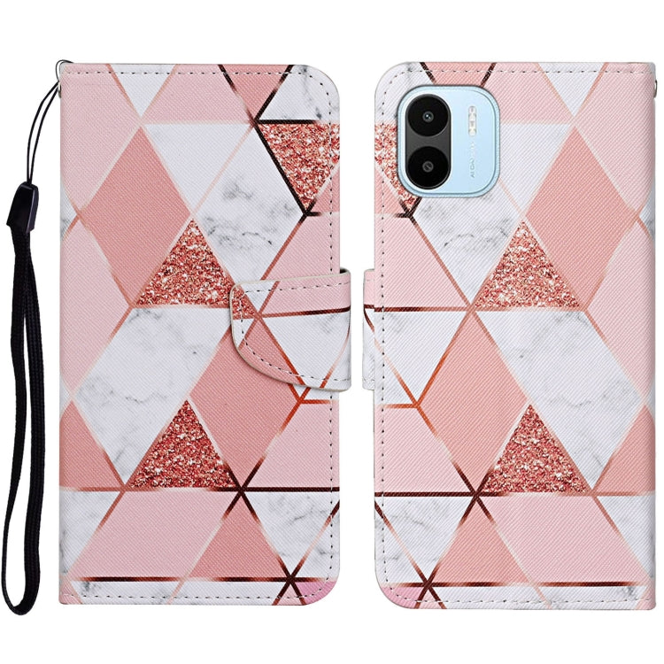 Colored Drawing Pattern Leather Phone Case
