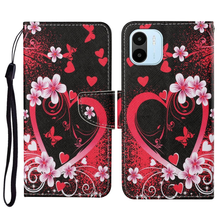 Colored Drawing Pattern Leather Phone Case