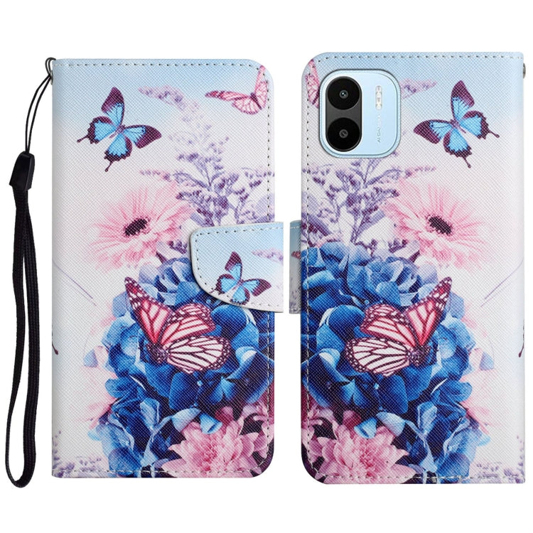 Colored Drawing Pattern Leather Phone Case