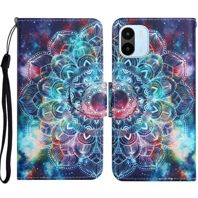 Colored Drawing Pattern Leather Phone Case