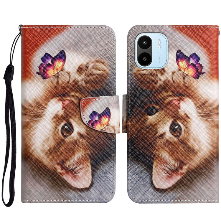 Colored Drawing Pattern Leather Phone Case