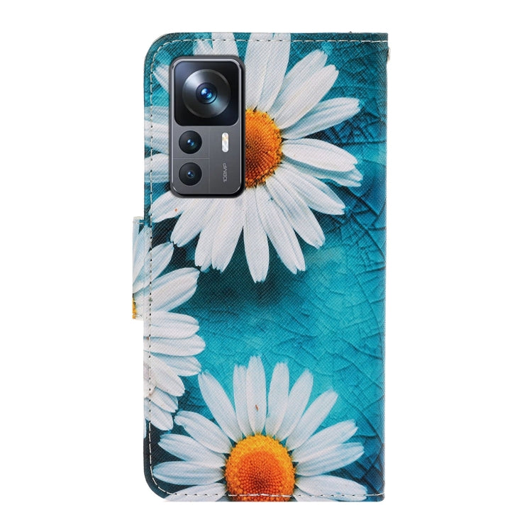 Colored Drawing Pattern Leather Phone Case, For Xiaomi 12T / 12T Pro / Redmi K50 Ultra