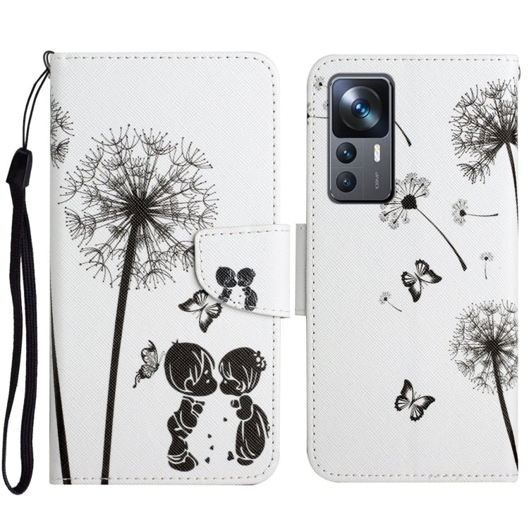 Colored Drawing Pattern Leather Phone Case