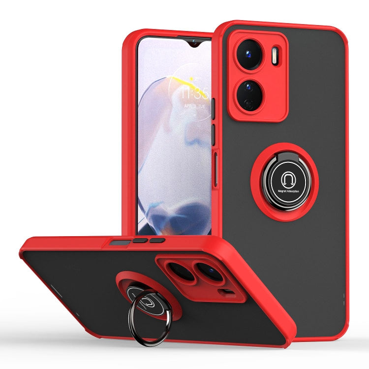 Q Shadow 1 Series TPU + PC Phone Case with Ring