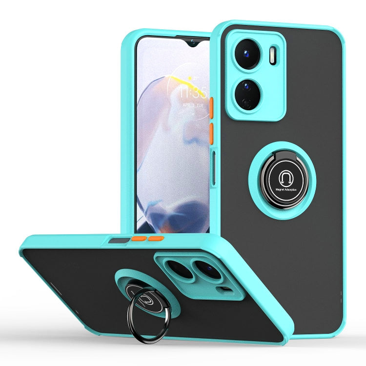 Q Shadow 1 Series TPU + PC Phone Case with Ring