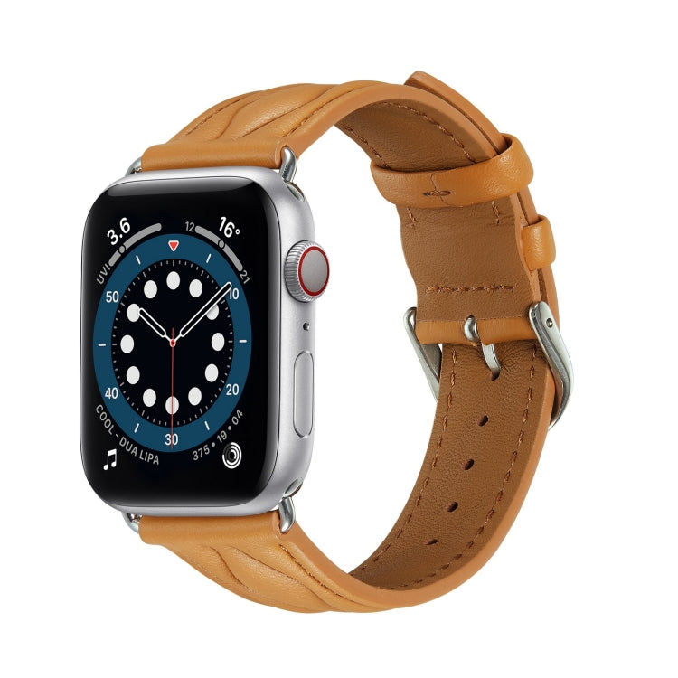 Hyperbolic Wave Leather Strap, For Apple Watch Ultra 49mm / Series 8&7 45mm /, For Apple Watch Series 8&7 41mm /