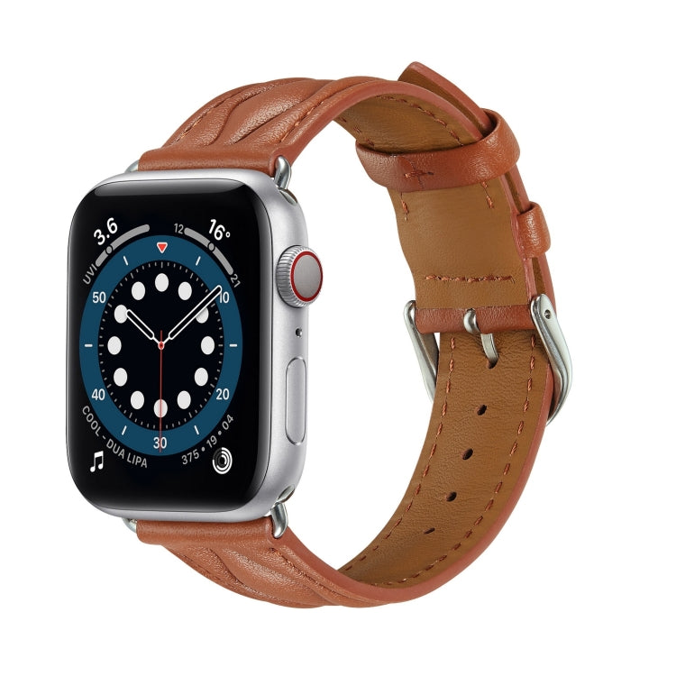Hyperbolic Wave Leather Strap, For Apple Watch Ultra 49mm / Series 8&amp;7 45mm /, For Apple Watch Series 8&amp;7 41mm /