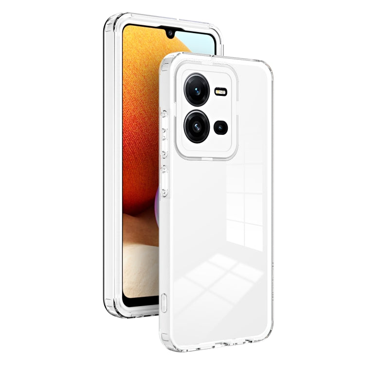 3 in 1 Clear TPU Color PC Frame Phone Case, For Motorola Moto E32, For Motorola Moto G31 / G41, For Motorola Moto G62 5G, For OPPO A17 4G, For Realme C33, For vivo V25 5G / V25e 4G