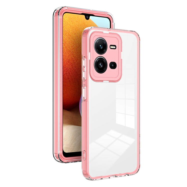 3 in 1 Clear TPU Color PC Frame Phone Case, For Motorola Moto E32, For Motorola Moto G31 / G41, For Motorola Moto G62 5G, For OPPO A17 4G, For Realme C33, For vivo V25 5G / V25e 4G