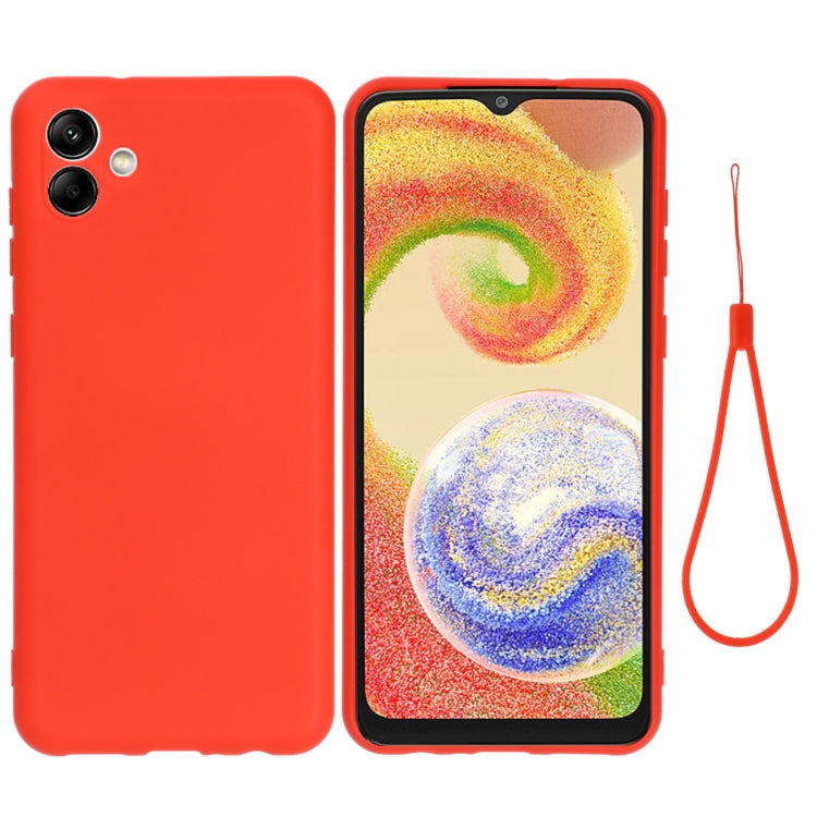 Solid Color Liquid Silicone Dropproof Full Coverage Protective Case, For Samsung Galaxy A04, For Samsung Galaxy M13 5G, For Xiaomi Poco M5 4G / Redmi 11 Prime 4G