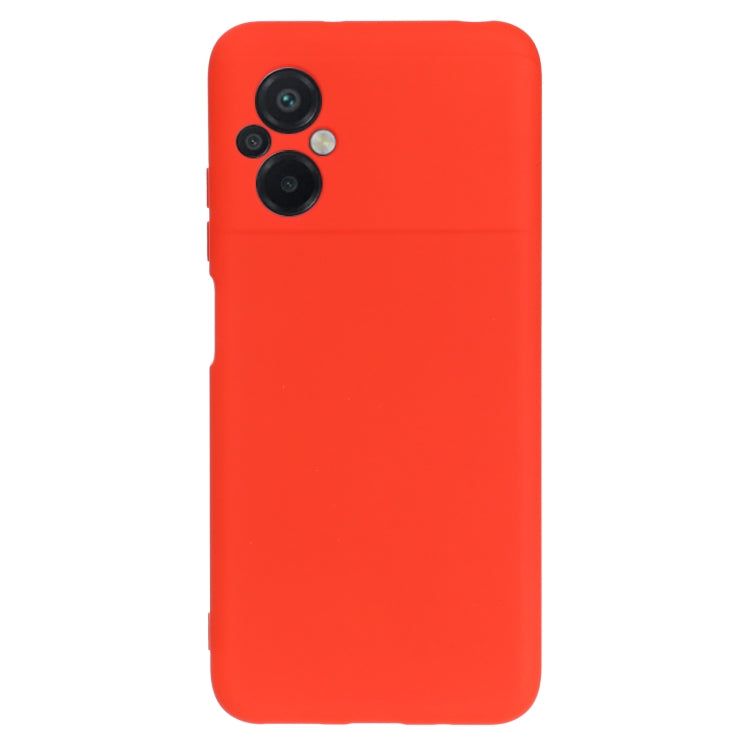 Solid Color Liquid Silicone Dropproof Full Coverage Protective Case, For Xiaomi Poco M5 4G / Redmi 11 Prime 4G