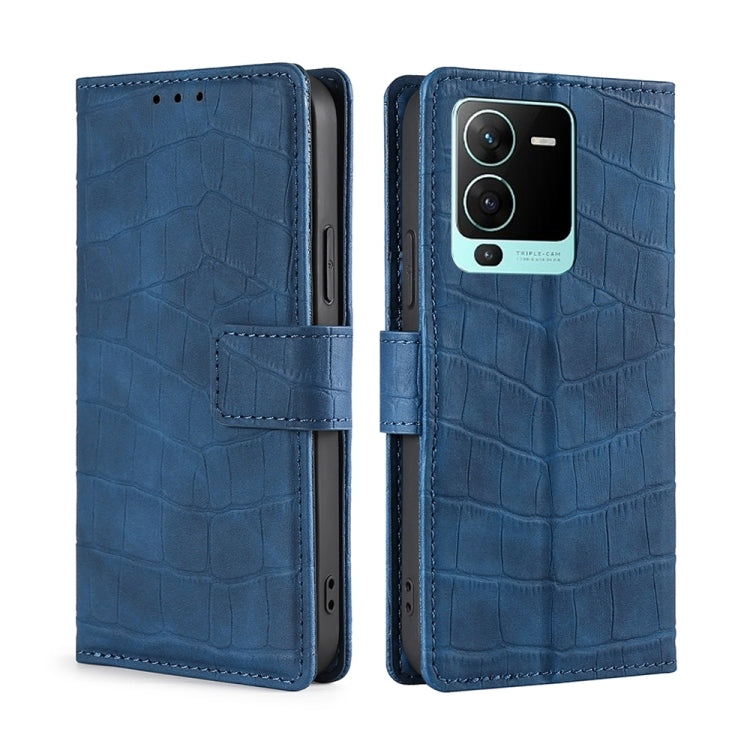 Skin Feel Crocodile Magnetic Clasp Leather Phone Case, For Motorola Moto G72 4G, For vivo V25 Pro 5G, For Xiaomi Redmi Note 12 China, For Xiaomi Redmi Note 12 Pro 5G China, For Xiaomi Redmi Note 12 Pro+ China, For Xiaomi Redmi A1+ 4G