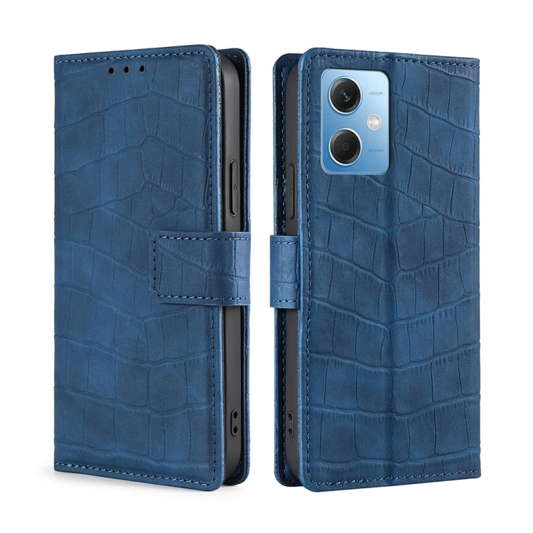 Skin Feel Crocodile Magnetic Clasp Leather Phone Case, For Motorola Moto G72 4G, For vivo V25 Pro 5G, For Xiaomi Redmi Note 12 China, For Xiaomi Redmi Note 12 Pro 5G China, For Xiaomi Redmi Note 12 Pro+ China, For Xiaomi Redmi A1+ 4G