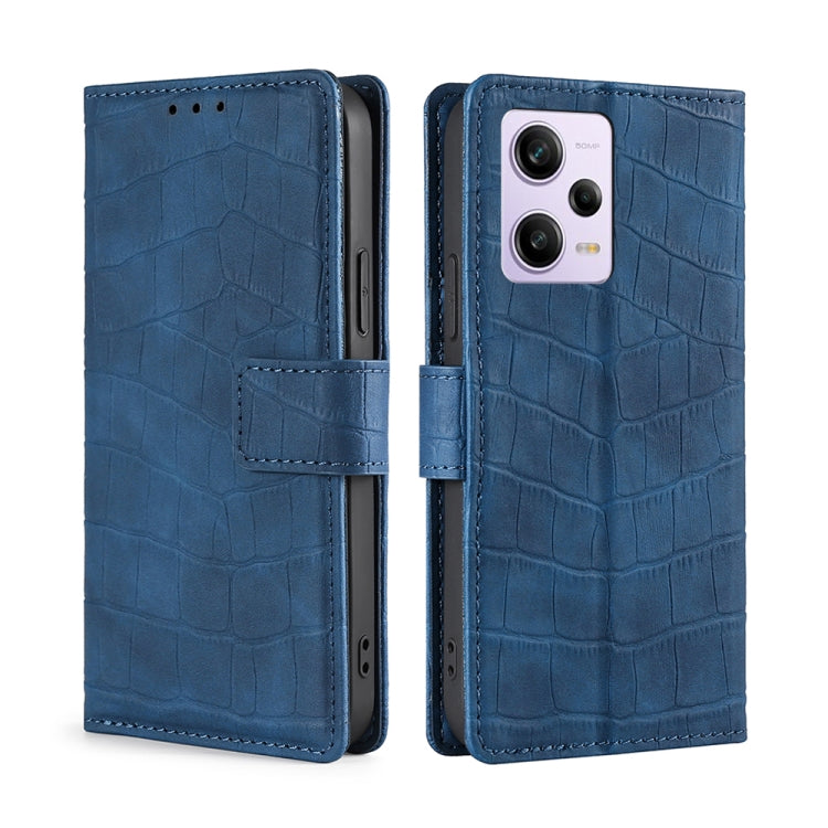 Skin Feel Crocodile Magnetic Clasp Leather Phone Case, For Motorola Moto G72 4G, For vivo V25 Pro 5G, For Xiaomi Redmi Note 12 China, For Xiaomi Redmi Note 12 Pro 5G China, For Xiaomi Redmi Note 12 Pro+ China, For Xiaomi Redmi A1+ 4G