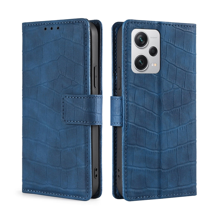 Skin Feel Crocodile Magnetic Clasp Leather Phone Case, For Motorola Moto G72 4G, For vivo V25 Pro 5G, For Xiaomi Redmi Note 12 China, For Xiaomi Redmi Note 12 Pro 5G China, For Xiaomi Redmi Note 12 Pro+ China, For Xiaomi Redmi A1+ 4G