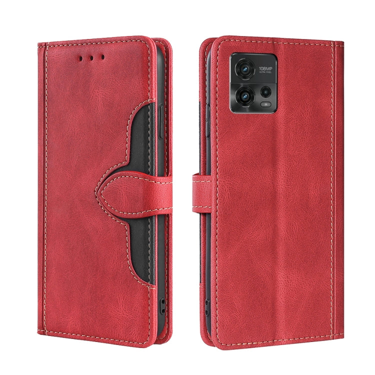Skin Feel Magnetic Buckle Leather Phone Case