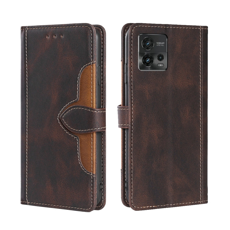 Skin Feel Magnetic Buckle Leather Phone Case