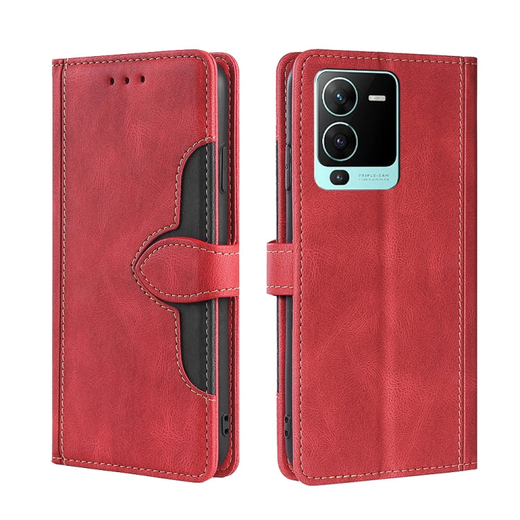 Skin Feel Magnetic Buckle Leather Phone Case, For Motorola Moto G72 4G, For vivo V25 Pro 5G, For Xiaomi Redmi Note 12 China, For Xiaomi Redmi Note 12 Pro 5G China, For Xiaomi Redmi Note 12 Pro+ China, For Xiaomi Redmi A1+ 4G