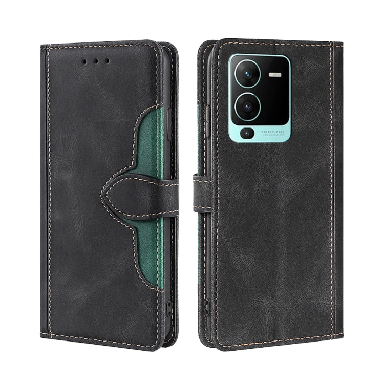 Skin Feel Magnetic Buckle Leather Phone Case
